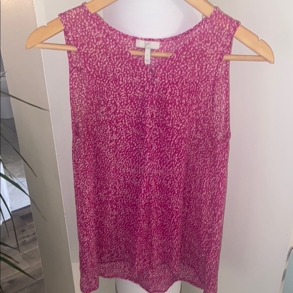 Pink Sleeveless Women's Top